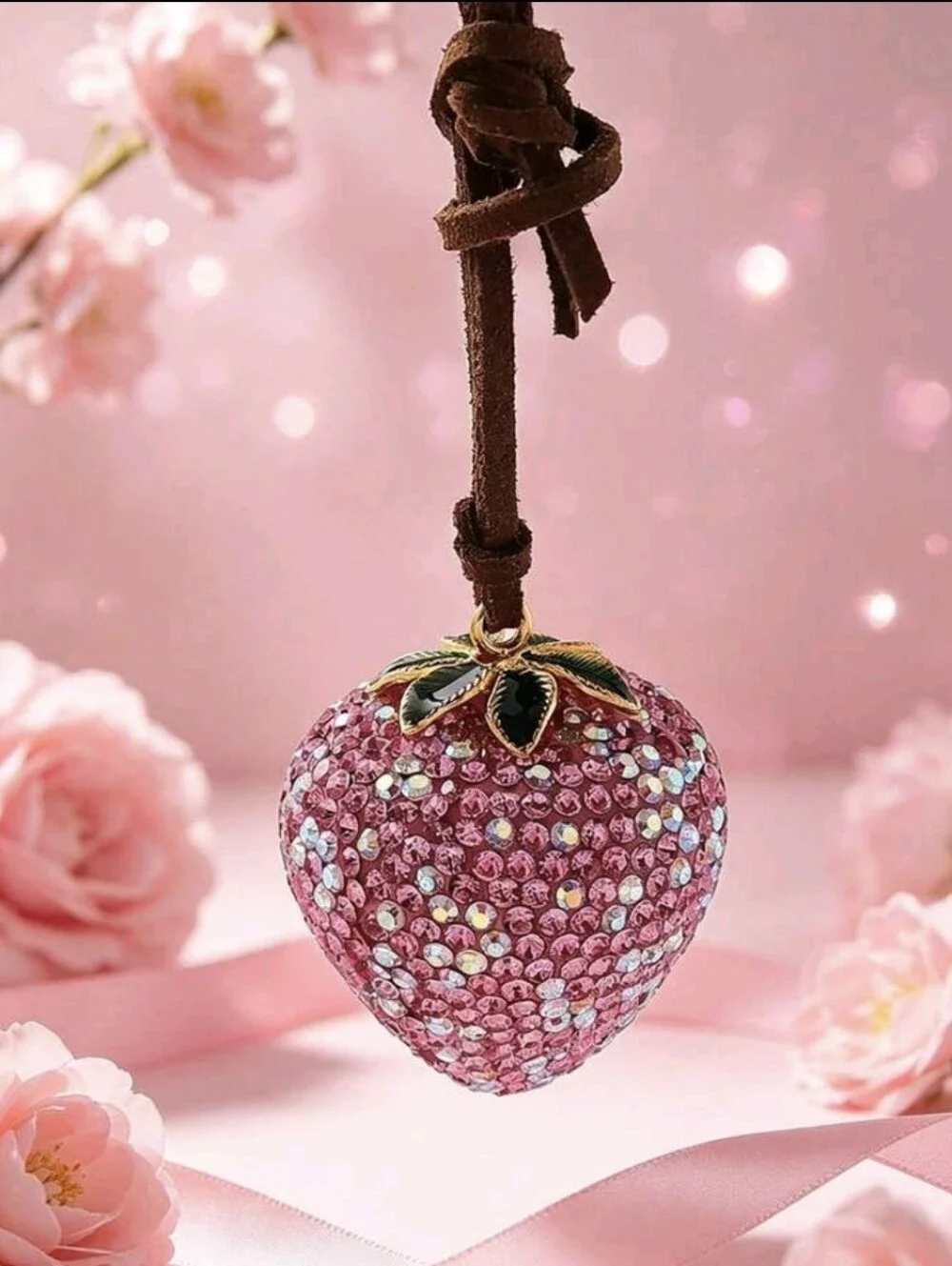 Strawberry 🍓 Bag Charm/ Keychain NEW